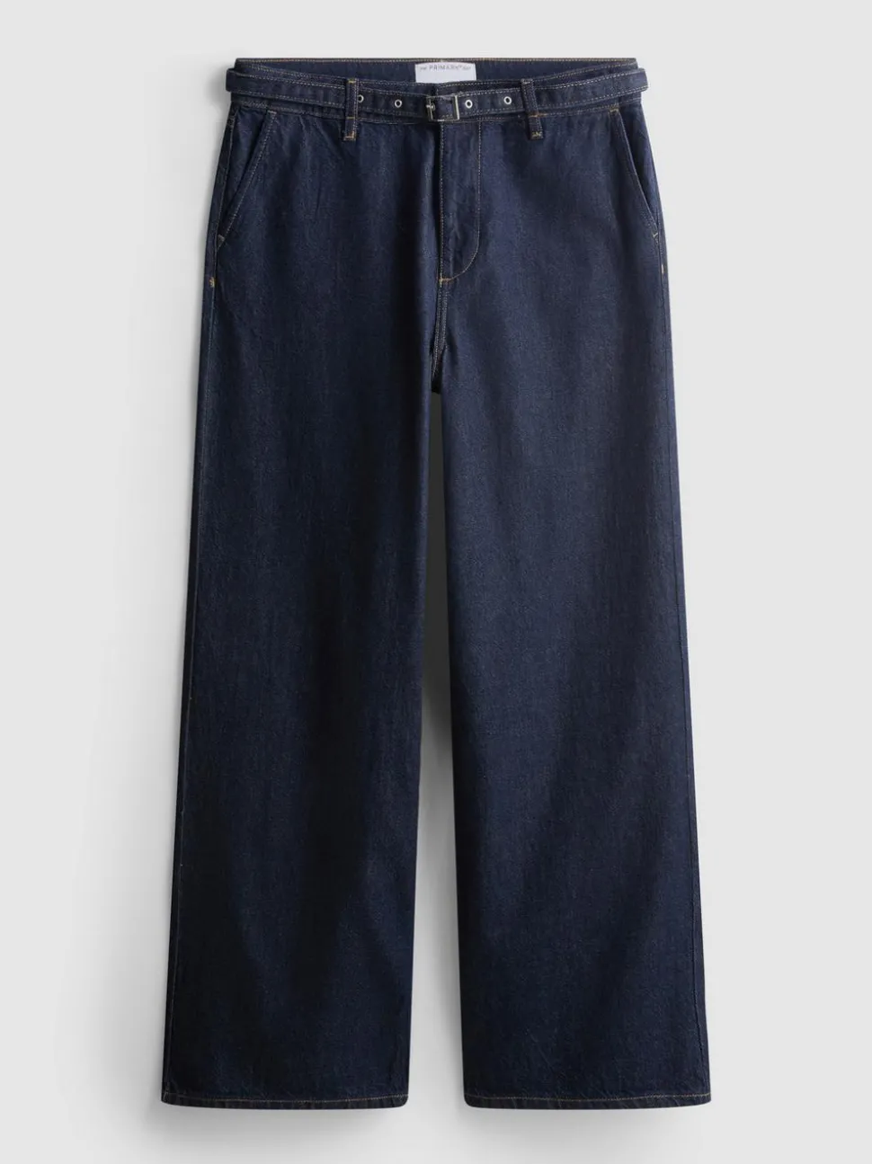 „The Edit“ Jeans mit weitem Bein und Gürtel