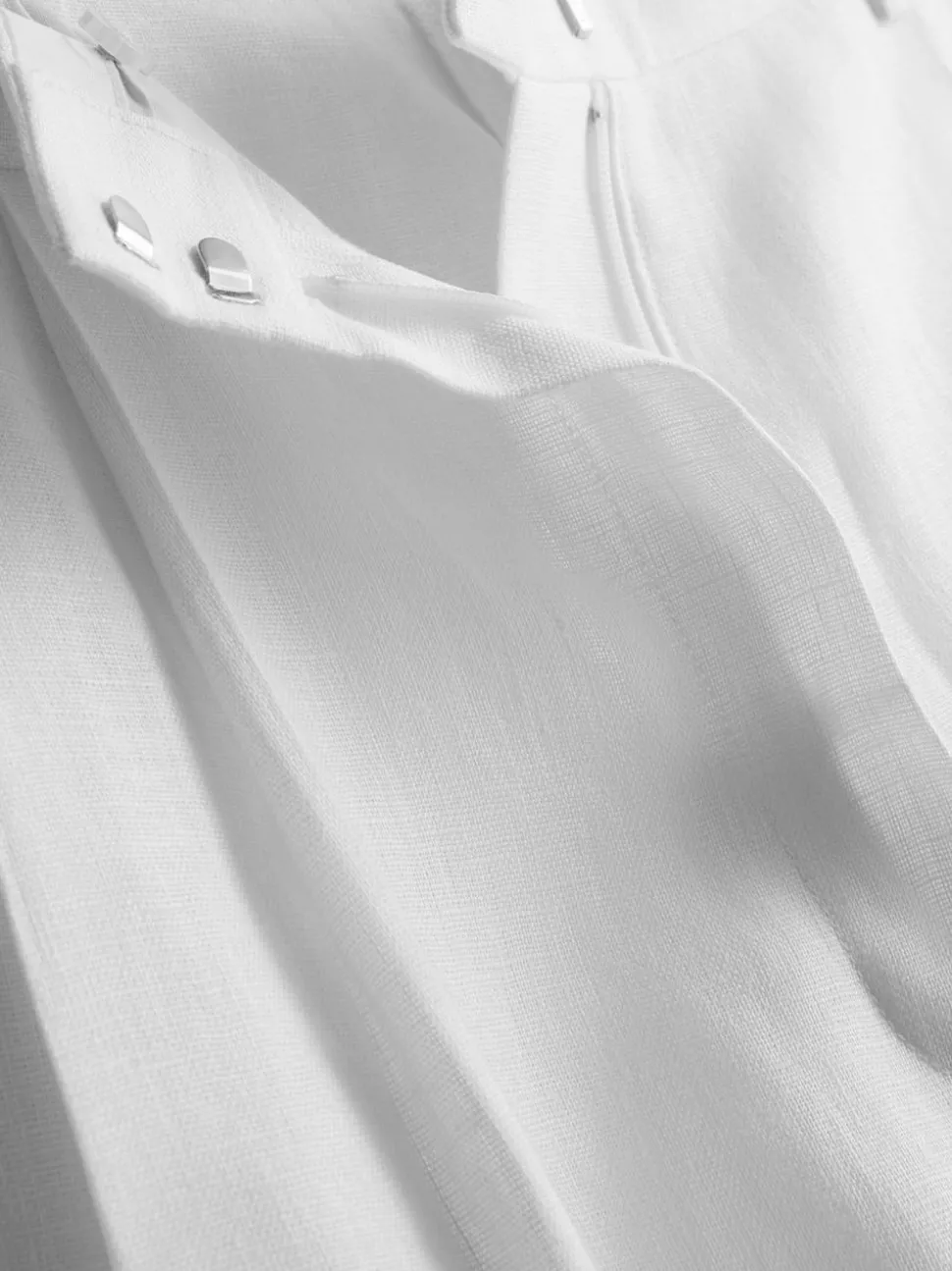 „The Edit“ Leinenhose mit weitem Bein und Bundfalten