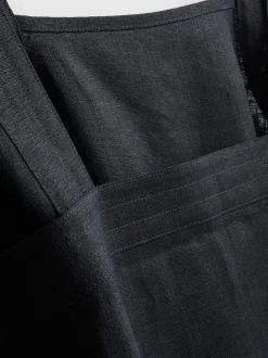 „The Edit“ Leinentop in A-Linie mit breiten Trägern