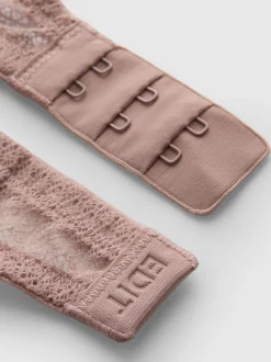 „The Edit“ Push-up-Balconette-BH mit floraler Spitze