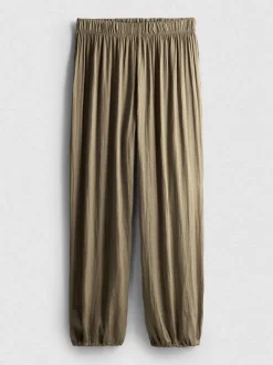 „The Edit“ Satinhose mit Bündchen