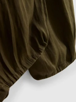„The Edit“ Satinhose mit Bündchen