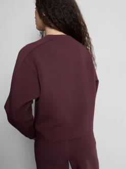 „The Edit“ Scuba-Pullover mit Rundhalsausschnitt