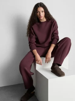 „The Edit“ Scuba-Pullover mit Rundhalsausschnitt