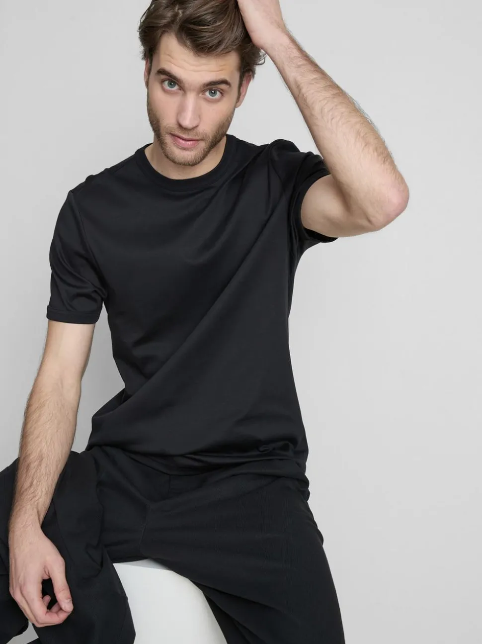 „The Edit“ Slim-Fit-T-Shirt aus mercerisierter Baumwolle