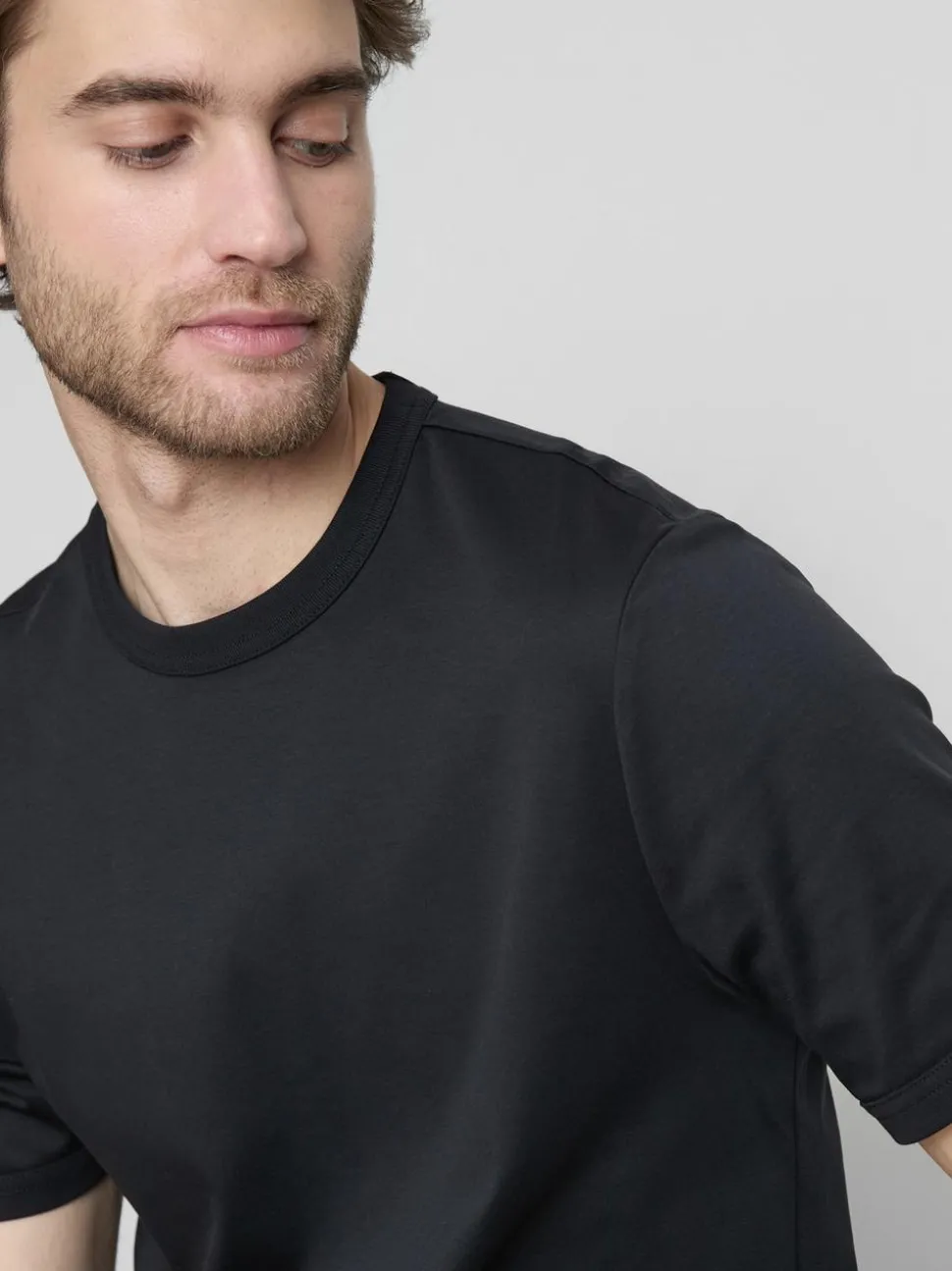 „The Edit“ Slim-Fit-T-Shirt aus mercerisierter Baumwolle