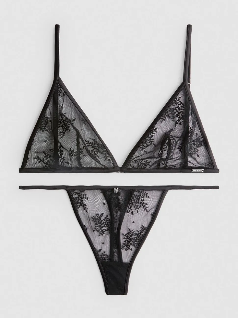 „The Edit“ Spitzenunterwäsche mit Triangel-Bralette
