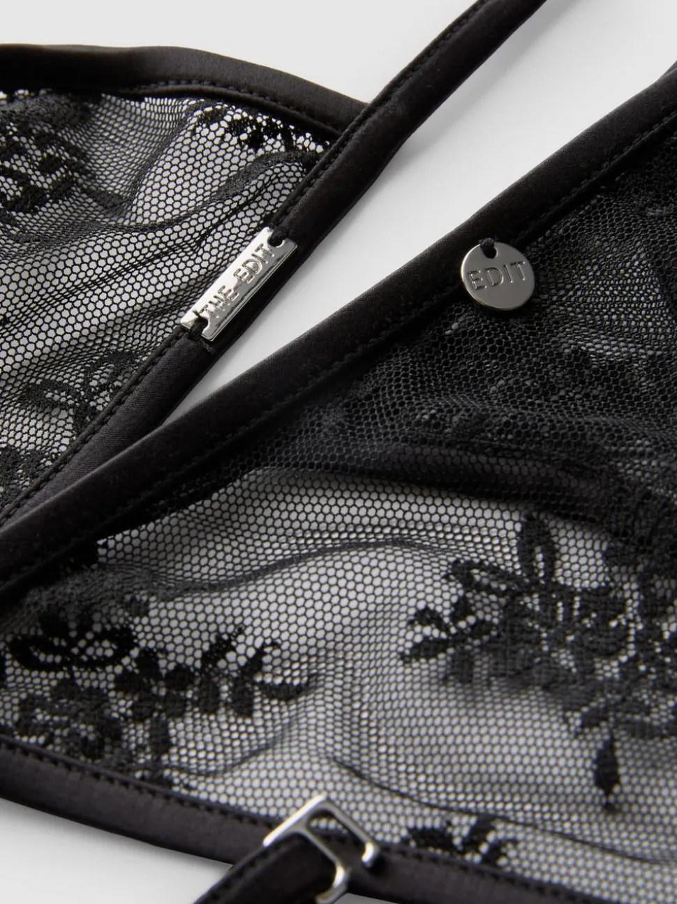 „The Edit“ Spitzenunterwäsche mit Triangel-Bralette