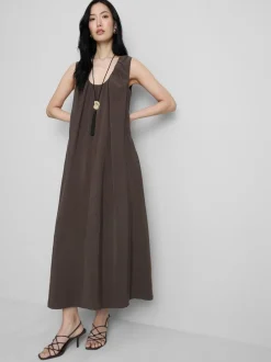 „The Edit“ Trapez-Maxikleid