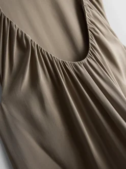 „The Edit“ Trapez-Maxikleid