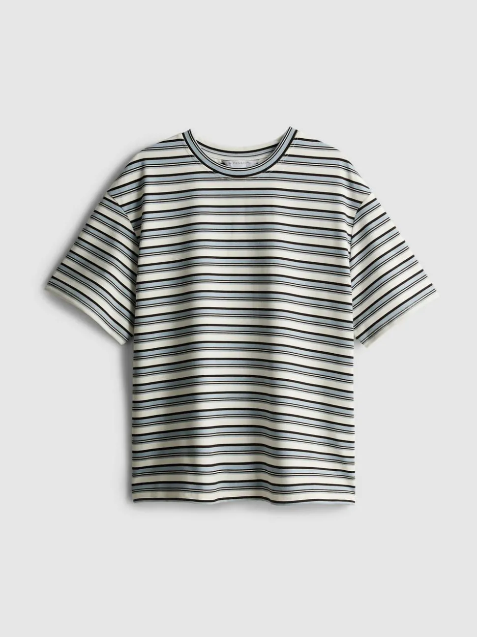 „The Edit“ T-Shirt mit bunten Streifen