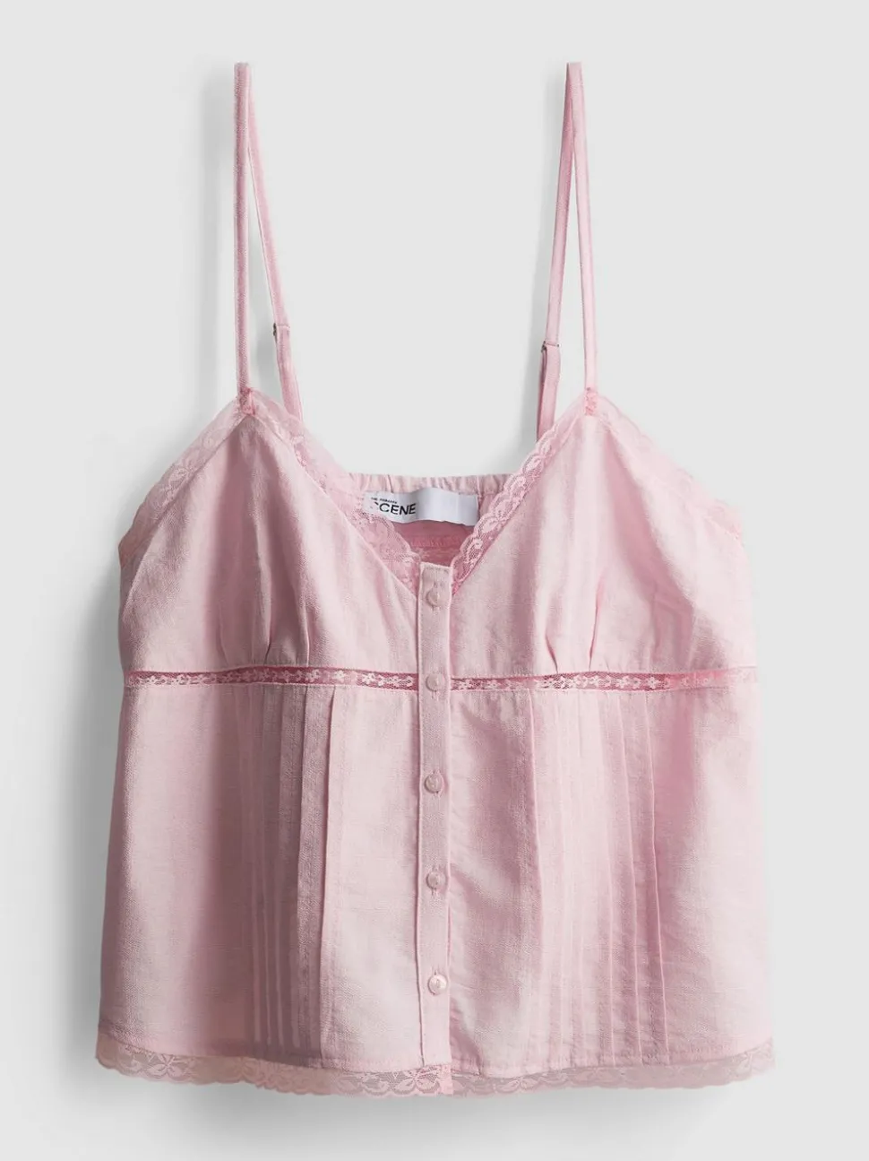 The Primark Scene | Babydoll-Trägertop mit Spitzenmuster