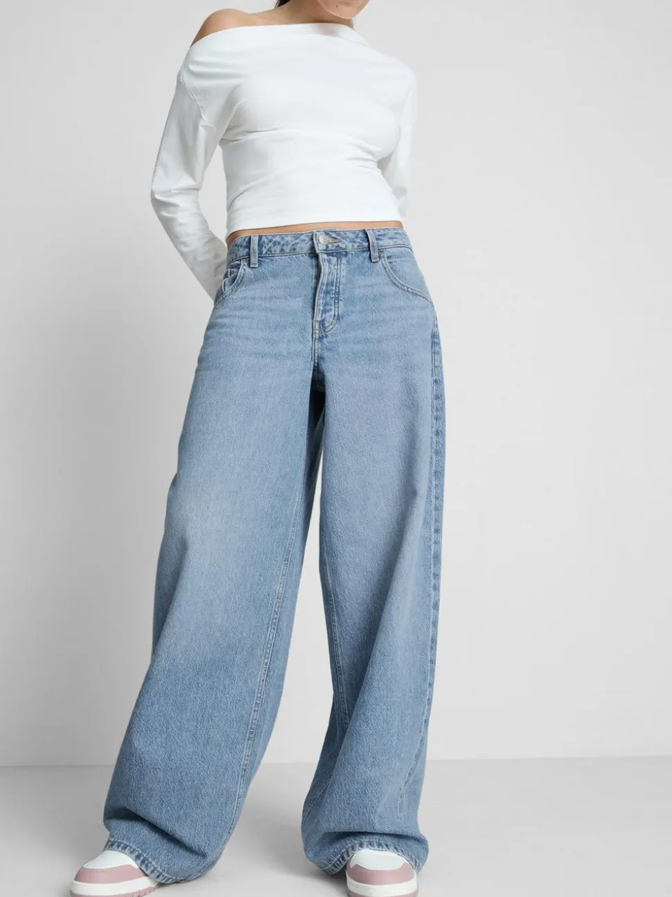 The Primark Scene | Baggy-Jeans mit niedriger Leibhöhe