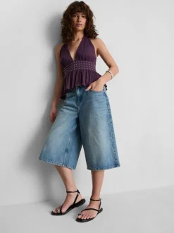 The Primark Scene | Baumwoll-Neckholdertop mit Nieten