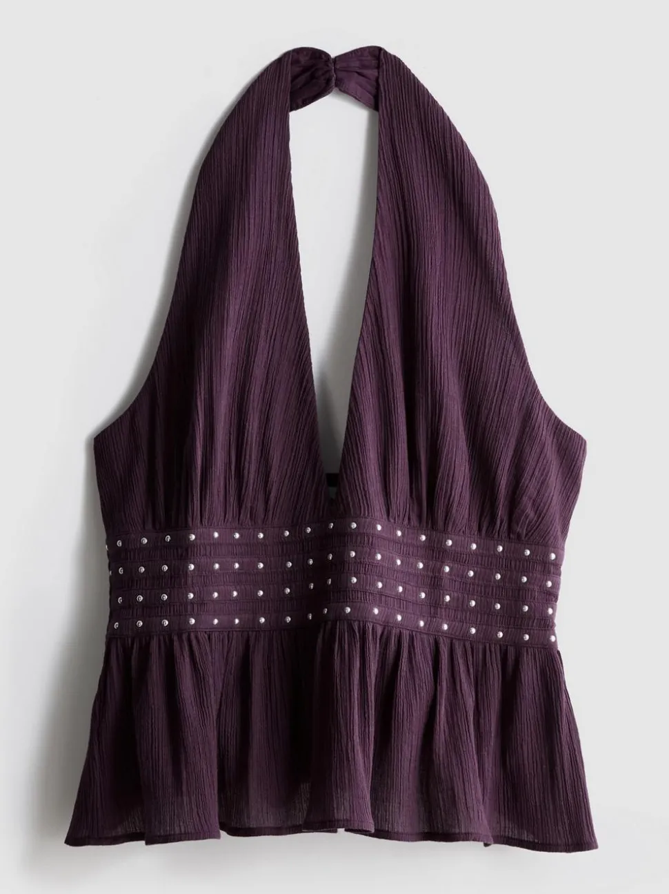 The Primark Scene | Baumwoll-Neckholdertop mit Nieten