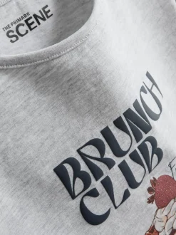 The Primark Scene | „Brunch“ Baby Tee mit hohem Baumwollanteil