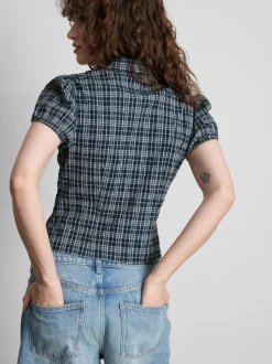The Primark Scene | Figurbetontes, kariertes Hemd mit Raffung