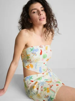 The Primark Scene | Geschwungenes Bandeau-Top mit Muster