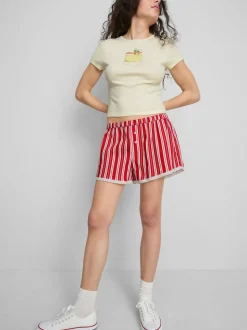 The Primark Scene | Gestreifte Boxershorts mit Spitzenbesatz