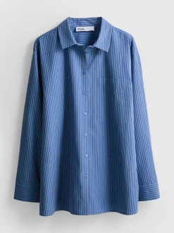 The Primark Scene | Gestreiftes Oversized-Hemd aus Baumwolle