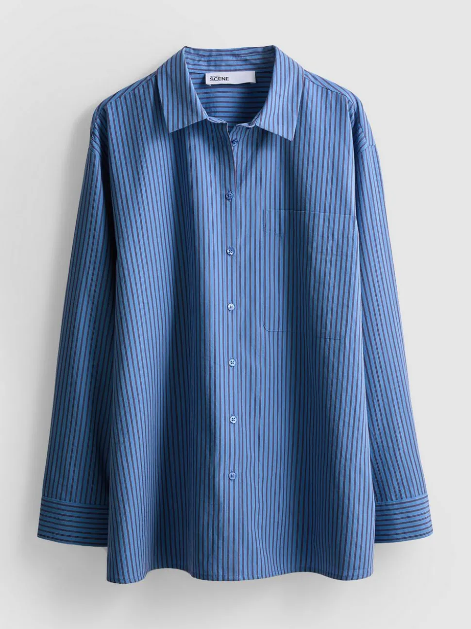 The Primark Scene | Gestreiftes Oversized-Hemd aus Baumwolle