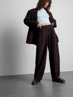 The Primark Scene | Hose mit Nadelstreifen und asymmetrischem Bund