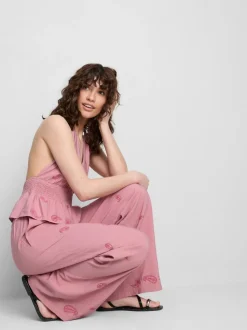 The Primark Scene | Hose mit weitem Bein und Paisley-Stickerei