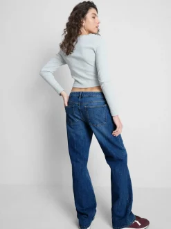 The Primark Scene | Jeans mit geradem Bein und niedriger Leibhöhe