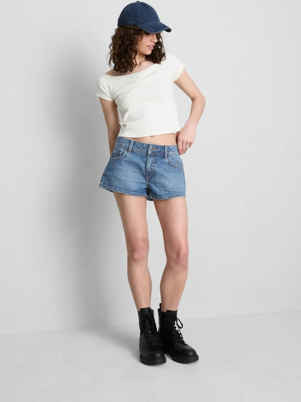 The Primark Scene | Micro-Shorts aus Baumwoll-Denim