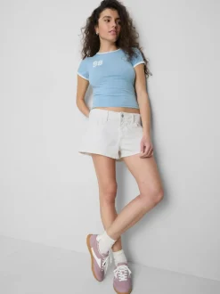 The Primark Scene | Micro-Shorts aus Baumwoll-Denim