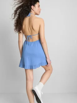The Primark Scene | Minikleid in Knitteroptik mit Rüschen
