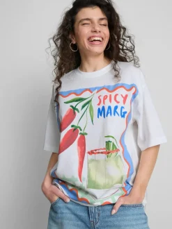 The Primark Scene | Oversized-T-Shirt mit Margarita-Print