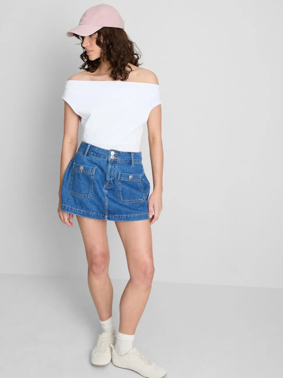 The Primark Scene | Schulterfreies Top mit hohem Baumwollanteil