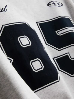 The Primark Scene | Schulterfreies Sweatshirt im College-Stil