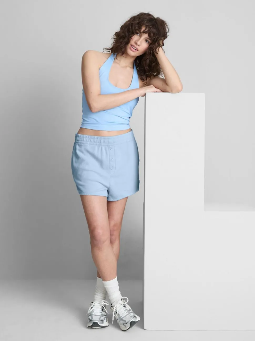 The Primark Scene | Shorts mit hohem Baumwollanteil und Knöpfen