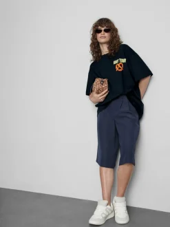 The Primark Scene | T-Shirt aus reiner Baumwolle im Oversized-Look mit Grafik