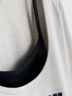 The Primark Scene | Zweilagiges Oberteil mit Schriftzug