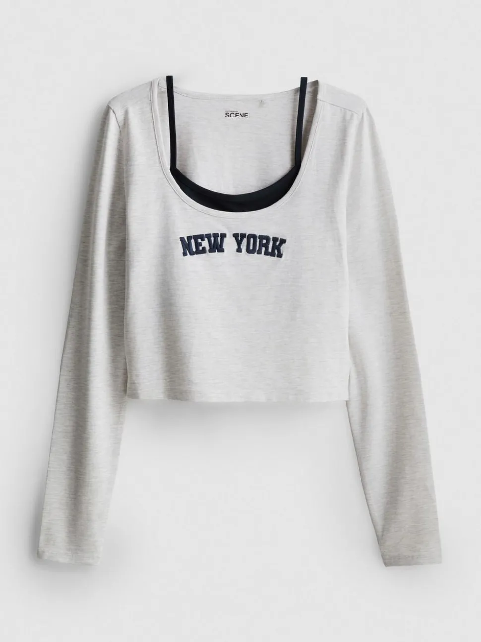 The Primark Scene | Zweilagiges Oberteil mit Schriftzug