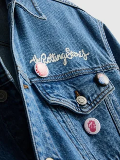 „The Rolling Stones“ Jeansjacke