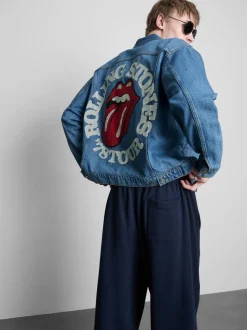 „The Rolling Stones“ Jeansjacke