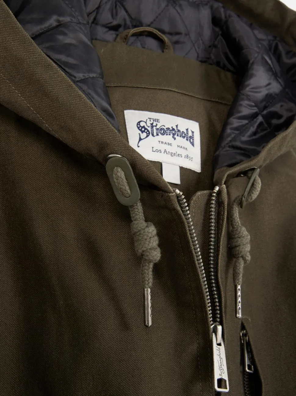 „The Stronghold“ Canvas-Jacke mit Kapuze