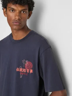 „Tokyo“ T-Shirt aus reiner Baumwolle mit Grafik