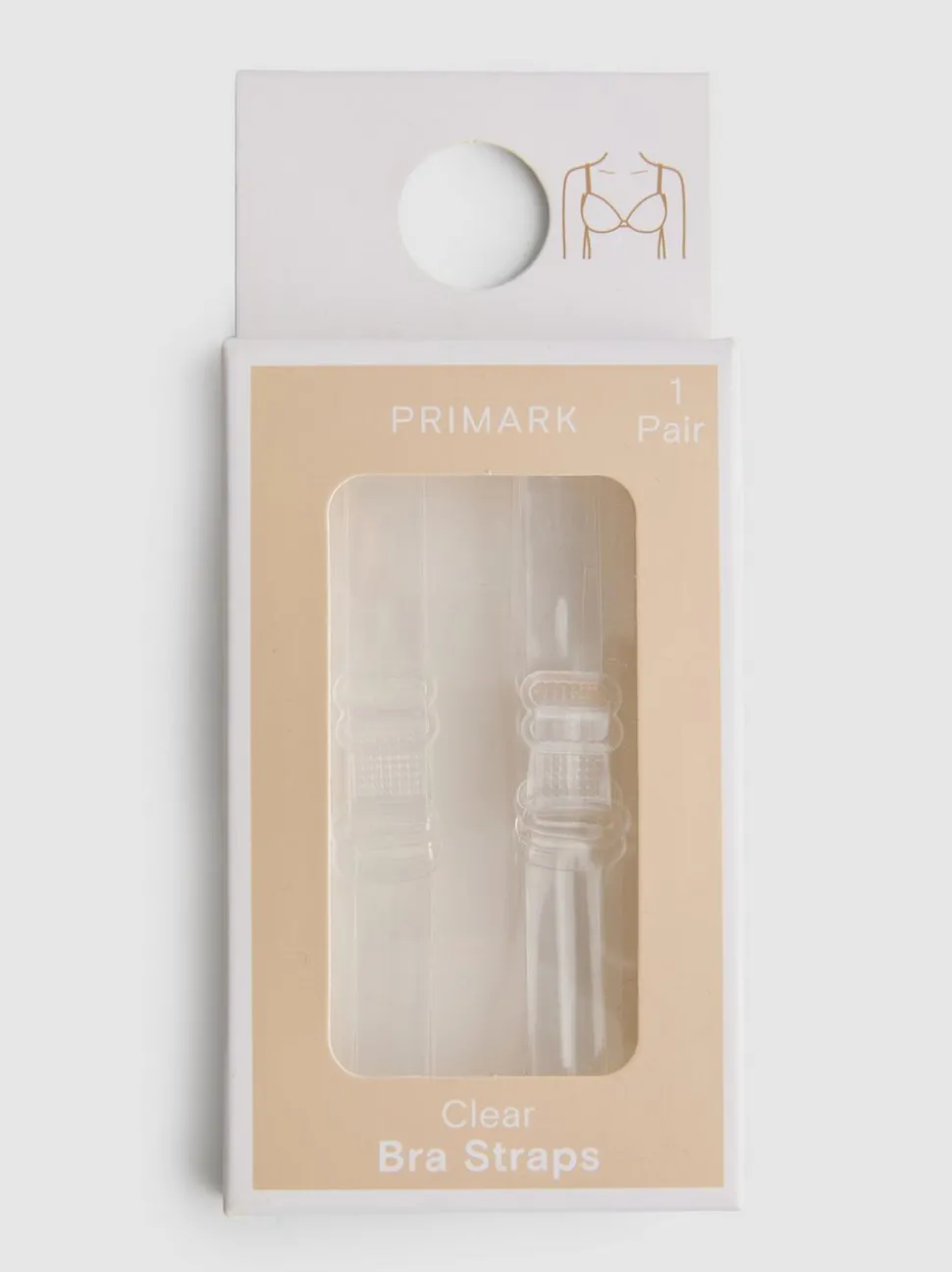 Transparente BH-Träger, 1er-Pack