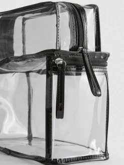 Transparente Make-up-Taschen, 2er-Pack