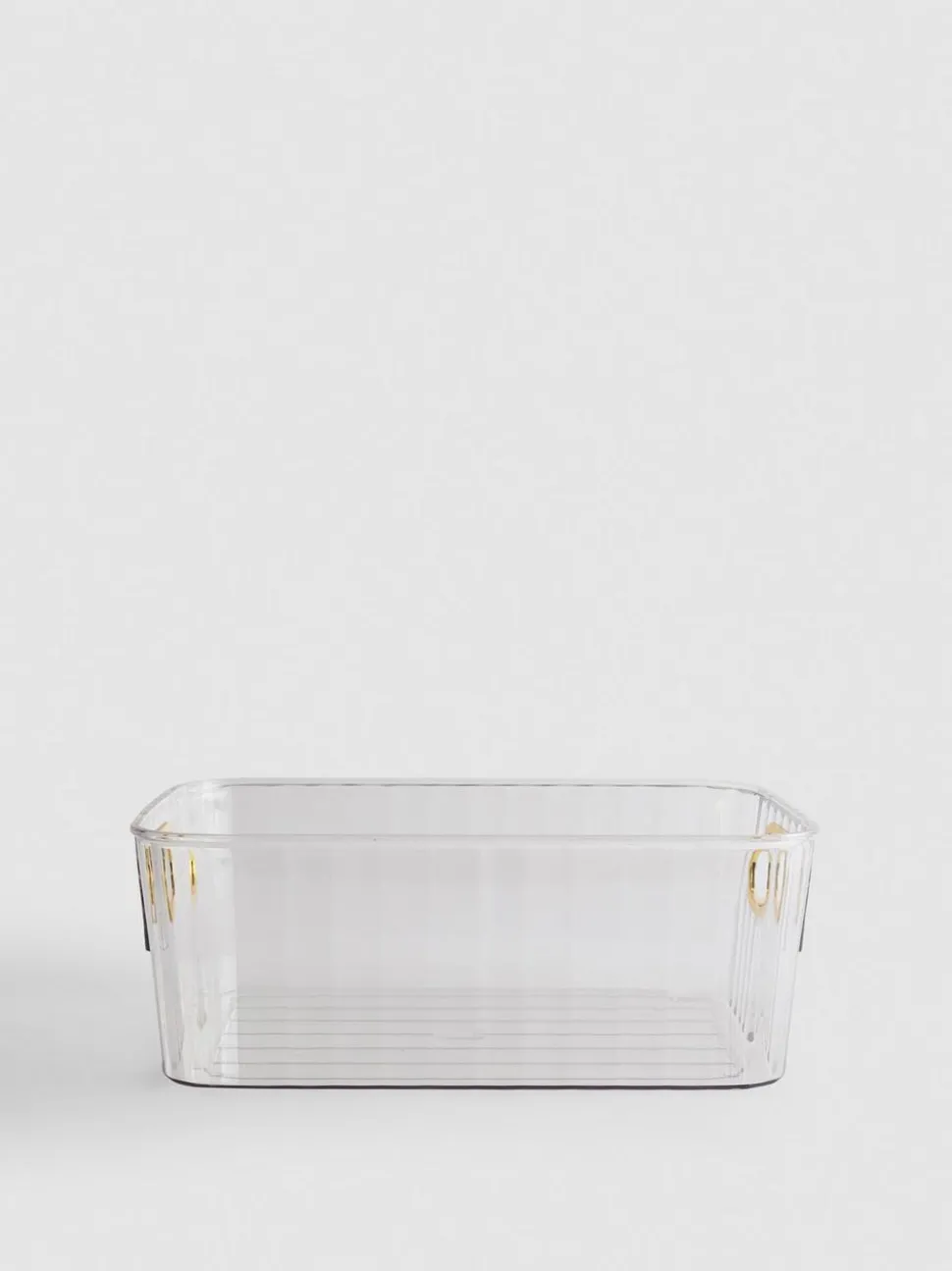 Transparenter Aufbewahrungskorb