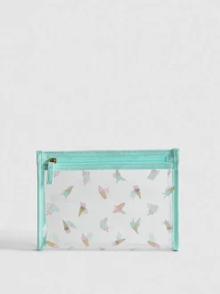 Transparente Tasche mit Eiscreme-Design