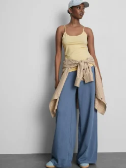 Trägertop mit Stretch und hohem Baumwollanteil