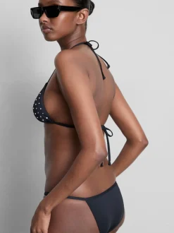 Triangel-Bikinitop mit Strass