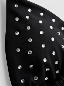 Triangel-Bikinitop mit Strass