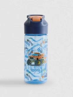 Trinkflasche mit Klappdeckel und Print